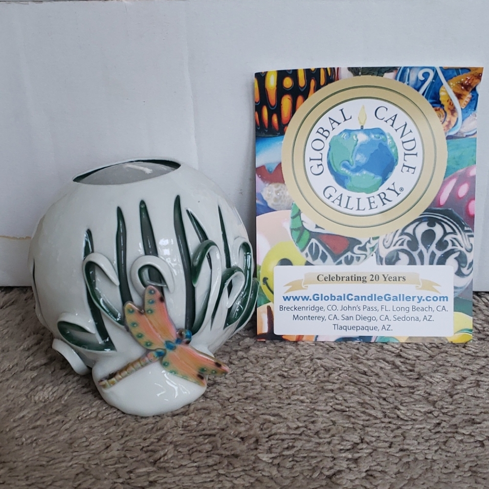 Global Candle Gallery Dragonfly candle *new*